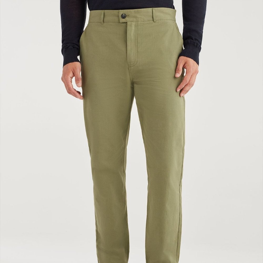 7 For All Mankind Olive Green Chinos